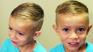 HOW TO CUT BOYS HAIR  Trendy boys haircut tutorial [upl. by Dyna916]