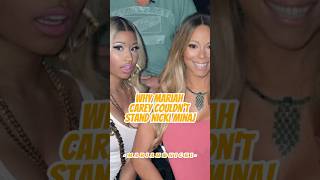 Do you know why Mariah Carey couldn’t stand Nicki Minaj？ mariahcarey celebrity nickiminaj [upl. by Daahsar86]