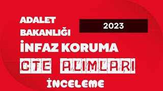 ADALET BAKANLIĞI✅PERSONEL ALIMI 20242023 CTE İNCELEME [upl. by Maribeth335]