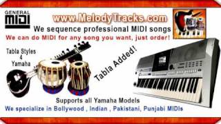 Indian Hindi Bollywood Pakistani MIDI songs  We sequence MIDI on demand [upl. by Iohk]