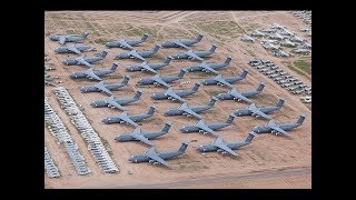 WORLDS LARGEST Military Aircraft Junkyard of 5000 Aircraft one of a kind place in the world [upl. by Selinda566]