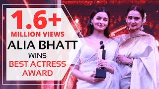 Alia Bhatt bagged Best Actress Award at Dadasaheb Phalke International Film Festival Awards 2023 [upl. by Kimmy872]