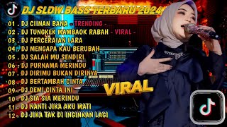 DJ SLOW FULL BASS TERBARU 2024 🌾DJ CIINAN BANA • DJ SALAHMU SENDIRI • VIRAL [upl. by Dorelia260]