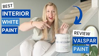 Best Interior White Paint Valspar Paint Review [upl. by Yulma]