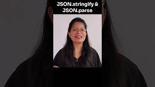 JSONstringify amp JSONparse method javascriptinhindi shorts [upl. by Maribeth726]