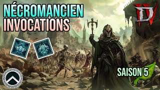 NÉCROMANCIEN  INVOCATION ★ BUILD DIABLO 4 [upl. by Sire]