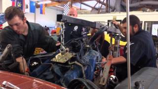 Removing a 289 engine pull Scotts 1966 Mustang Convertible  Day 3  Part 2 [upl. by Aehtela]