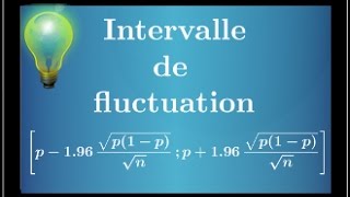 intervalle de fluctuation au seuil de 95  comment lutiliser en exercice  Cours  exemple [upl. by Alvita]