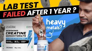 WELLCORE CREATINE MONOHYDRATED LAB TESTED  CONTAMINATED OR NOT  fitness review health gym [upl. by Orlov]