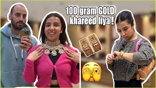 Vlog 630 100 GRAM GOLD KA FATKA  Karol Bagh Market Married Life problems karolbaghmarket gold [upl. by Jaimie876]