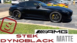 AMG GT55 wrapped in STEK DYNOBLACK Matte PPF [upl. by Garbe]