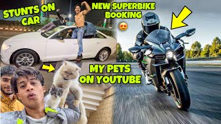 New Superbike H2 Booking 😍 karne ke liya Delhi aagaya❤️My Pets YOUTUBE Preparation For Ladakh Ride [upl. by Chelsae]