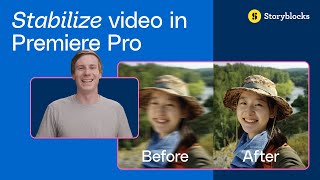 How to stabilize video in Premiere Pro Tutorial [upl. by Yeleek]