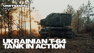 Kreminna Ukrainian T64 Tank in Action Combat Mission on the Frontline [upl. by Leticia]