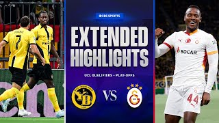 Young Boys vs Galatasaray Extended Highlights  UCL Qualifiers Playoffs  CBS Sports Golazo [upl. by Kcirdez]