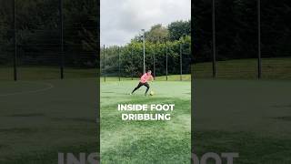 Inside foot dribbling PART 1 football soccer footballcoaching [upl. by Thrasher710]