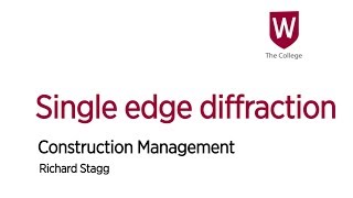 Single edge diffraction [upl. by Vince]