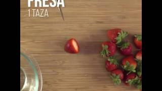 Helado de Plátano 🍌 y Fresa 🍓¡¡5 IngredientesRecetaKiwilimon\\ [upl. by Lotte]