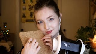 ASMR Gentle Cork Tapping amp Scratching No Talking [upl. by Ayekin19]