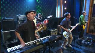 The Hold Steady quotStay Positivequot live on Late Night with Conan OBrien 2008 [upl. by Llain]