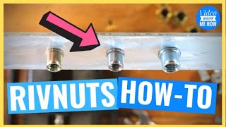 How to Install Rivnut Rivet Nut Nutserts WITH TOOL Full Guide [upl. by Harlan]