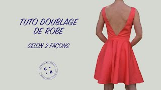 Doublage de robe selon 2 façons [upl. by Leiahtan463]