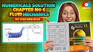 CLASS 11 PHYSICS  CHAPTER 6  FLUID MECHANICS  NUMERICAL 2 3 4 amp 6 [upl. by Meeharb]