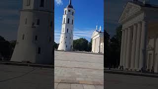 Vilnius Cathedral Lithuania Countries cities towns and [upl. by Sweatt377]