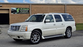 Everything you need to know about the 2005 Cadillac Escalade ESV at I95 Muscle [upl. by Ennairej371]