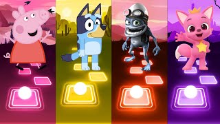 Peppa Pig Exe 🆚 Bluey Exe 🆚 Crazy Frog Exe 🆚 Pinkfong Exe  Who is Win 🏅🎯 exe fnf [upl. by Wende128]