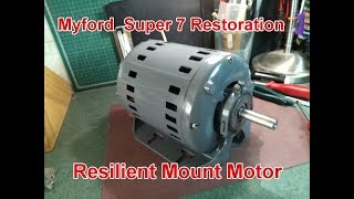 Myford Super 7 Restoration Motor [upl. by Einnek]