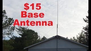 Homemade Ground Plane Antenna CB radio base station [upl. by Pozzy]