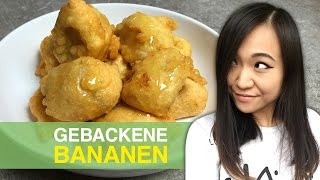 REZEPT gebackene Bananen mit Honig [upl. by Ayifa96]