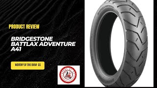 Bridgestone Battlax Adventure A41 Review [upl. by Llesirg]