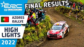 ERC Rally Highlights  Final Day Results  Azores Rallye 2022 [upl. by Gerhard]