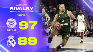 Bayern Munich  Real Madrid  EXCITING Showdown  R1 HIGHLIGHTS  2425 Turkish Airlines EuroLeague [upl. by Ennoirb310]