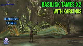 Aberration Basilisk Taming x2 Bugged to Tamed [upl. by Anelet839]