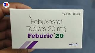 Feburic 20mg Tablet  Febuxostat 20mg Tablet  Feburic 20 Tablet Uses Benefits Dosage Review [upl. by Annas]