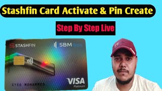 Stashfin Credit Card Activate amp Pin Create Step by Step Live  Techno Tamil [upl. by Lahcar]