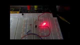 Light alarm circuit LED lights up [upl. by Ahsitan]