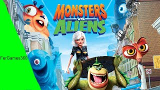 Monstruos vs Aliens el Videojuego Español Parte 2 pelea en la ciudad 720p XBOX 360 [upl. by Buseck918]