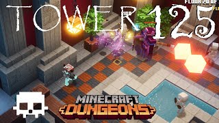 Minecraft Dungeons  Tower 125 Default No Commentary Gameplay [upl. by Sosthenna]