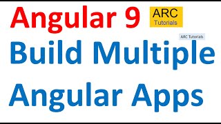 Angular 9 Tutorial For Beginners 77 Build and Deploy Multiple Apps [upl. by Ahsinned365]