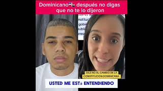 Dominicano🇩🇴 después no digas que no te lo dijeron [upl. by Sascha]