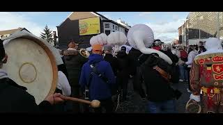 142ème Cavalcade  Cortège des Sociétés de Gilles 12  Fleurus Belgique  2024 [upl. by Darrej]