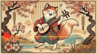 【和風BGM】Japanese Modern Fusion shamisen amp Metal ❖ Study Background Music Reduces Stress and Anxiety [upl. by Graniela]