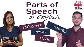 9 Parts of Speech in English  English Grammar Lesson [upl. by Sremmus]