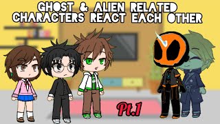 Ghost amp Alien Related Character React Each Other Pt1 KAMEN RIDER GHOST RUSH [upl. by Otilia]