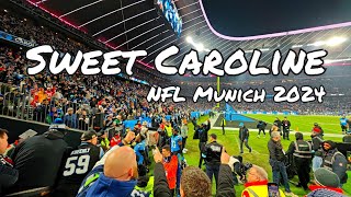 🏈 NFL fans singing quotSweet Carolinequot I Panthers  Munich Game 2024 [upl. by Savell]