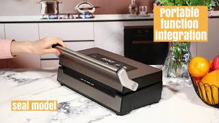 Vacuum Sealer Machine Powerful Pro Food Vacuum Sealer Machine [upl. by Atinrev]